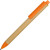 Ручка картонная шариковая «Эко 2.0» бежевый/оранжевый