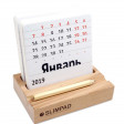 Настольный деревянный календарь DUO