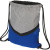 Спортивный рюкзак-мешок серый/ярко-синий