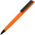 Ручка пластиковая soft-touch шариковая «Taper» оранжевый/черный