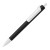 Ручка шариковая FORTE SOFT BLACK, покрытие soft touch черный, белый