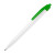 Ручка шариковая N8 белый, зеленый