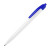 Ручка шариковая N8 белый, синий