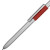 Ручка металлическая шариковая «Bobble» серый/красный