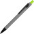 Ручка металлическая soft-touch шариковая «Snap» серый/черный/зеленое яблоко