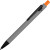 Ручка металлическая soft-touch шариковая «Snap» серый/черный/оранжевый