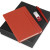 Подарочный набор Vision Pro Plus soft-touch с флешкой, ручкой и блокнотом А5 красный