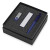 Подарочный набор Space Pro с флешкой, ручкой и зарядным устройством синий, белый