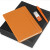 Подарочный набор Vision Pro Plus soft-touch с флешкой, ручкой и блокнотом А5 оранжевый