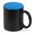 Кружка с покрытием для гравировки «Subcolor BLK» черный/голубой