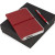 Подарочный набор «Silver Sway» с ручкой и блокнотом А5 красный, серебристый