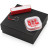 Подарочный набор «Non-stop music» с наушниками и зарядным устройством красный/белый