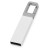 USB-флешка на 16 Гб «Hook» с карабином белый/серебристый