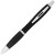 Ручка металлическая шариковая «Nash» прорезиненная черный/серебристый