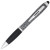 Ручка-стилус пластиковая шариковая «Nash» крапчатая черный/серебристый