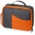 Изотермическая сумка-холодильник «Breeze» для ланч-бокса серый/оранжевый