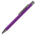 Ручка металлическая шариковая «Straight Gum» soft-touch с зеркальной гравировкой фиолетовый