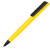 Ручка пластиковая soft-touch шариковая «Taper» желтый/черный