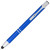 Ручка-стилус металлическая шариковая «Moneta» с анодированным покрытием ярко-синий/серебристый