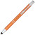 Ручка-стилус металлическая шариковая «Moneta» с анодированным покрытием оранжевый/серебристый