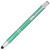 Ручка-стилус металлическая шариковая «Moneta» с анодированным покрытием зеленый/серебристый