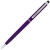 Ручка пластиковая шариковая «Valeria» пурпурный/серебристый