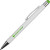 Ручка металлическая шариковая «Flowery» со стилусом белый/зеленое яблоко