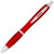 Ручка пластиковая шариковая «Nash» перламутровая красный/серебристый