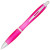 Ручка пластиковая шариковая «Nash» перламутровая розовый/серебристый