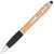 Ручка-стилус пластиковая шариковая «Nash» крапчатая оранжевый/черный/серебристый