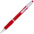 Ручка пластиковая шариковая «Trim» красный/белый