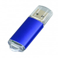 USB 2.0- флешка на 64 Гб с прозрачным колпачком