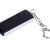 USB 2.0- флешка промо на 16 Гб с прямоугольной формы с выдвижным механизмом черный/серебристый