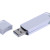 USB 2.0- флешка промо на 64 Гб прямоугольной классической формы серебристый