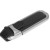 USB 2.0- флешка на 16 Гб с массивным классическим корпусом черный/серебристый