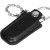 USB 2.0- флешка на 16 Гб в массивном корпусе с кожаным чехлом черный/серебристый