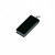 USB 2.0- флешка мини на 8 Гб с мини чипом в цветном корпусе черный