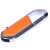 USB 2.0- флешка на 8 Гб в виде карабина оранжевый/серебристый