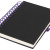 Блокнот А5 «Wiro» черный/пурпурный