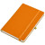 Бизнес-блокнот SILKY, формат А5, в клетку оранжевый