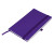 Бизнес-блокнот GRACY на резинке, формат А5, в линейку фиолетовый