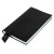 Бизнес-блокнот "Trendi", 130*210 мм, черно-лаймовый, мягкая обложка, в линейку тёмно-серый, голубой