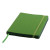 Ежедневник недатированный Shady, А5,  зеленый, кремовый блок, темно-зеленый обрез лаймовый