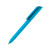 Ручка шариковая FLOW PURE c покрытием soft touch и прозрачным клипом бирюзовый