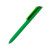 Ручка шариковая FLOW PURE c покрытием soft touch и прозрачным клипом зеленый