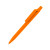 Ручка шариковая DOT, матовое покрытие оранжевый
