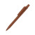 Ручка шариковая DOT, матовое покрытие коричневый
