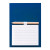 Блокнот с магнитом YAKARI, 40 листов, карандаш в комплекте, синий, картон синий