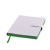 Ежедневник недатированный STELLAR, формат А5 белый, зеленый