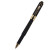 Ручка пластиковая шариковая «Monaco» черный/золотистый